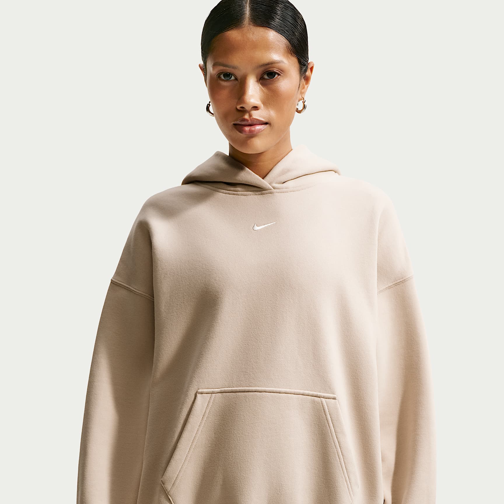 Nike Studio Fleece Medium Weight Women's Oversized Pullover Hoodie